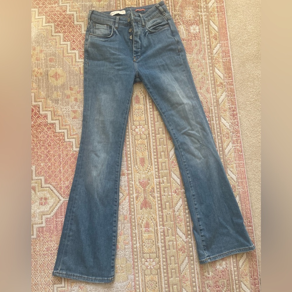 Pilcro Anthropologie flared jeans